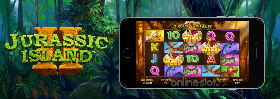 jurassic island 2 mobile slot