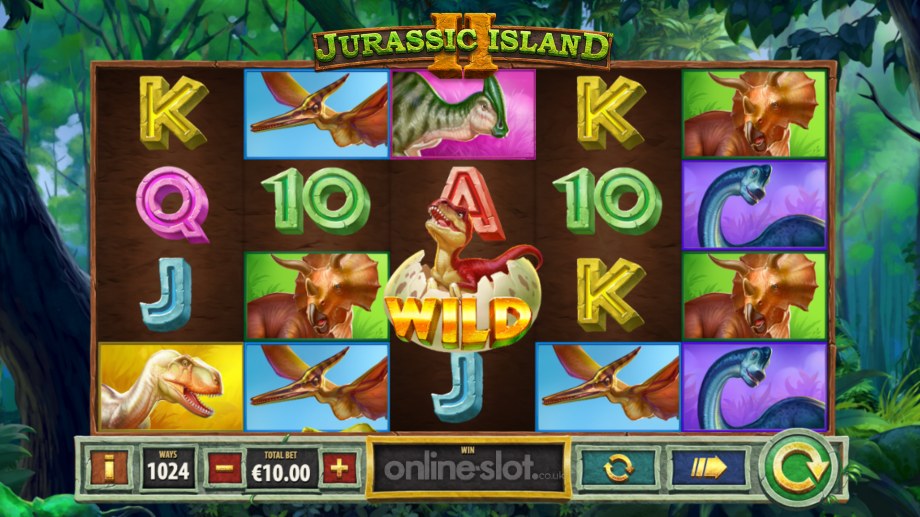 jurassic island 2 slot base game