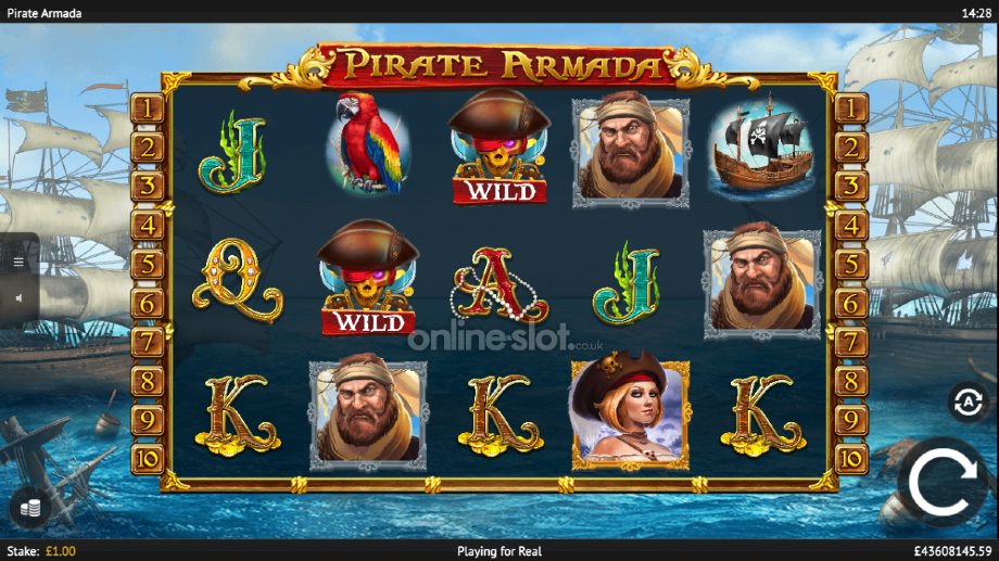 pirate armada slot base game