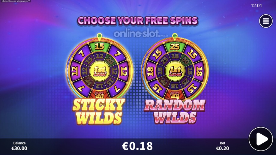 sticky sevens megaways slot free spins features