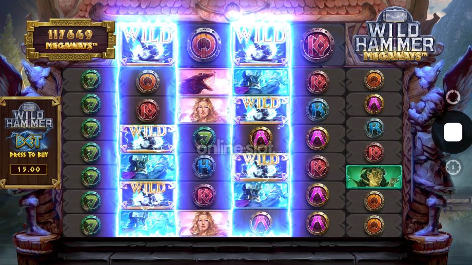 wild hammer megaways slot wild match feature