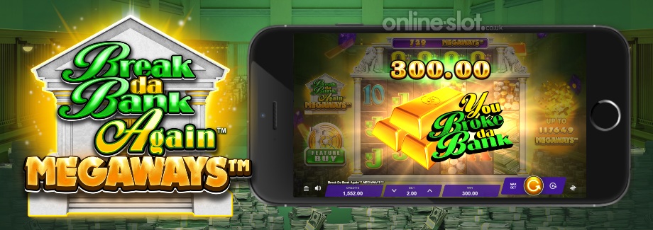 break da bank again megaways mobile slot