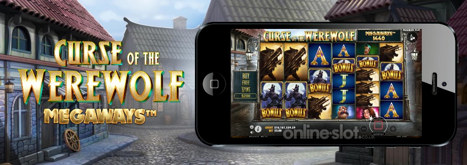 curse of the werewolf megaways mobile slot