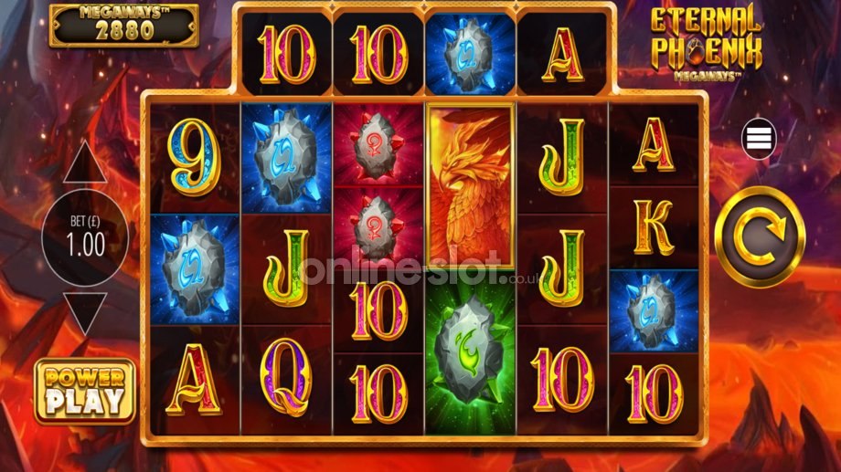 eternal phoenix megaways slot base game