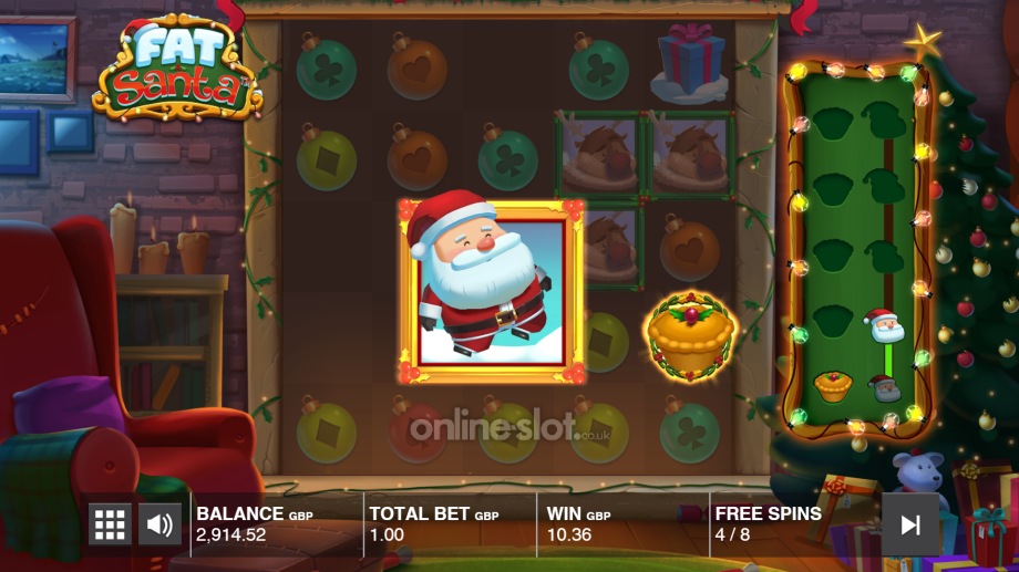 fat santa slot free games feature