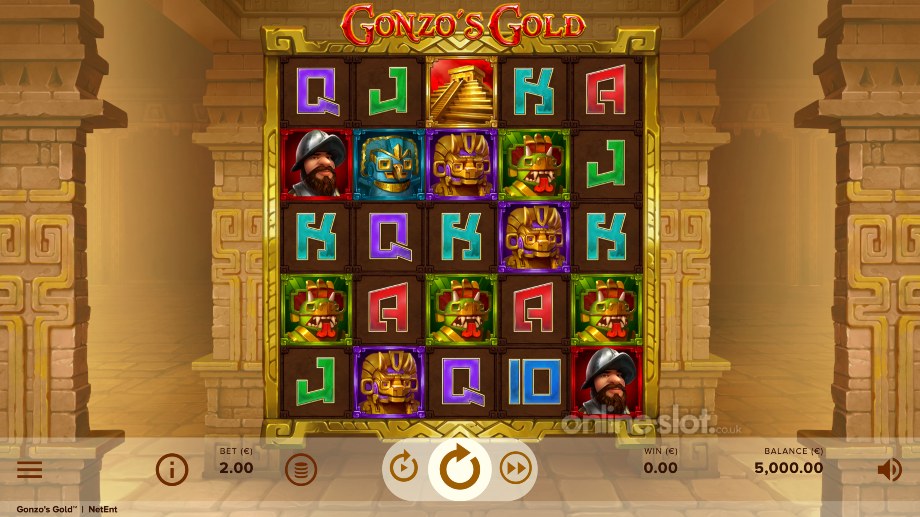 gonzos gold slot base game