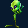 invaders megaways slot alien symbol