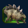 jurassic world slot stegosaurus symbol