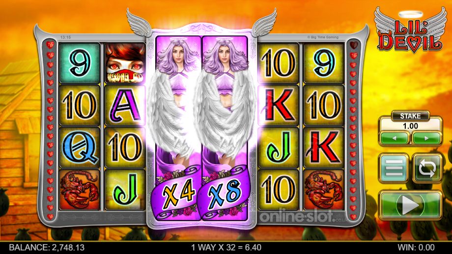 lil devil slot angel wilds feature