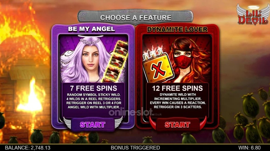 lil devil slot free spins features