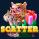 piggy riches megaways slot lady pig scatter symbol