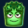 reactoonz slot bright green alien symbol