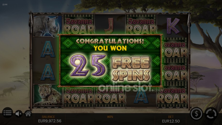 savanna roar slot big cat free spins feature