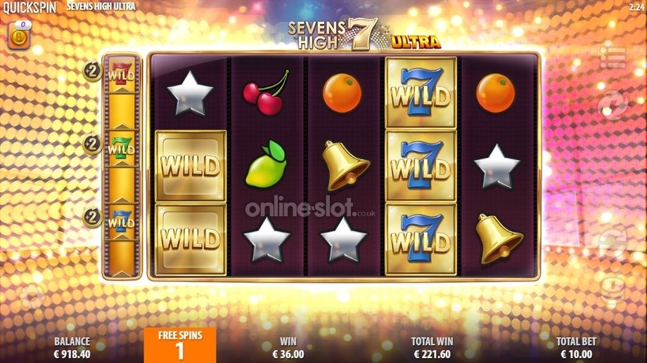 seven highs ultra slot free spins bonus feature