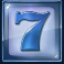 sevens high ultra slot blue 7 symbol