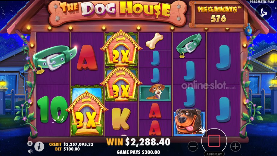 the dog house megaways slot sticky wilds free spins feature