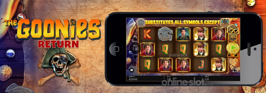 the goonies return mobile slot