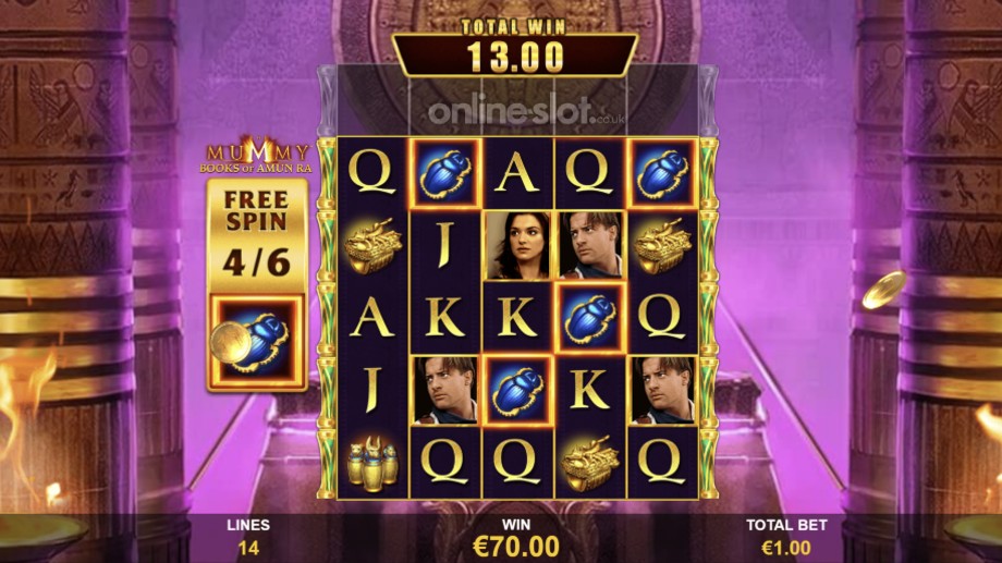 the mummy books of amun ra slot evelyn oconnell free games feature