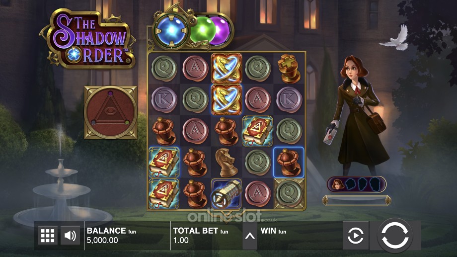 the shadow order slot base game