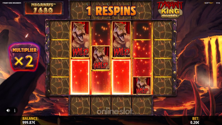 tyrant king megaways slot wild tyrant respins feature