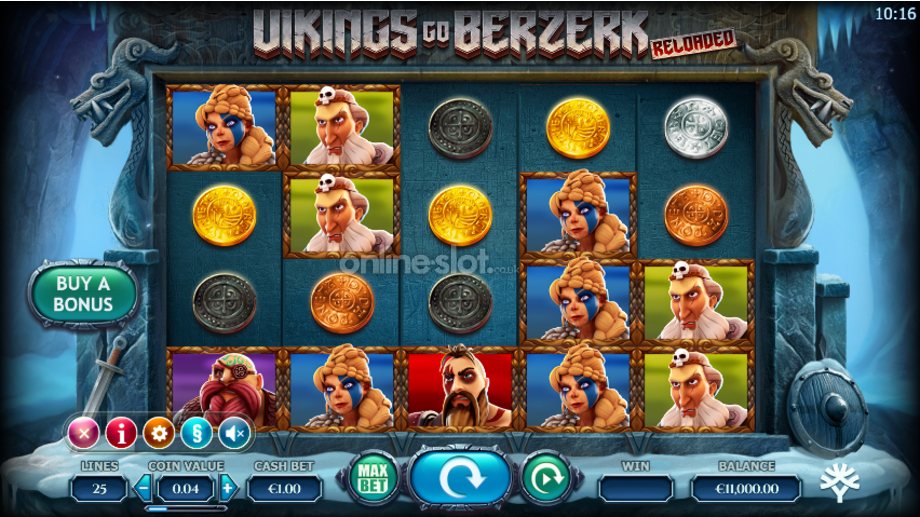 vikings go berzerk reloaded slot base game