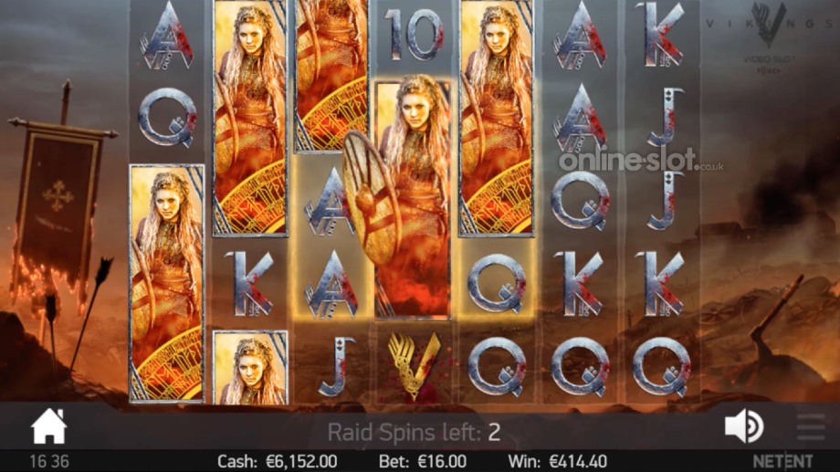 vikings slot raid spins feature