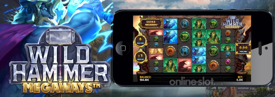 wild hammer megaways mobile slot