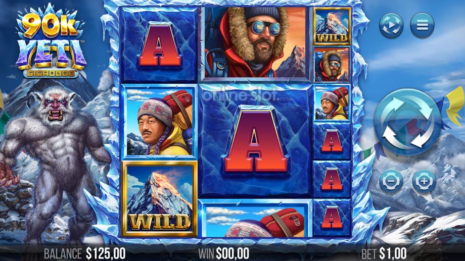 90k yeti gigablox slot base game