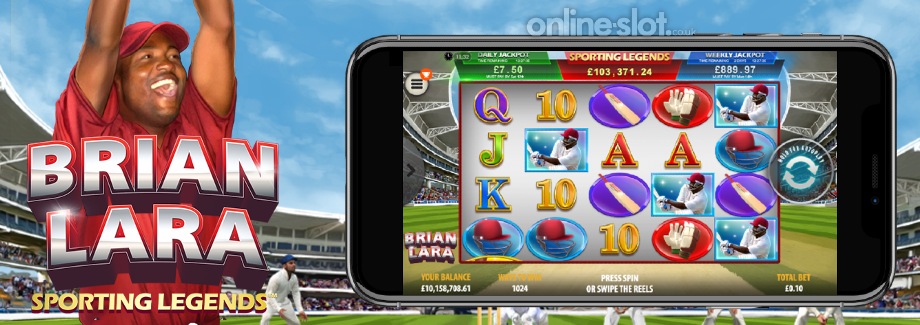 brian lara sporting legends mobile slot