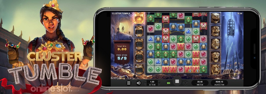 cluster tumble mobile slot
