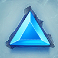 cluster tumble slot blue gemstone symbol