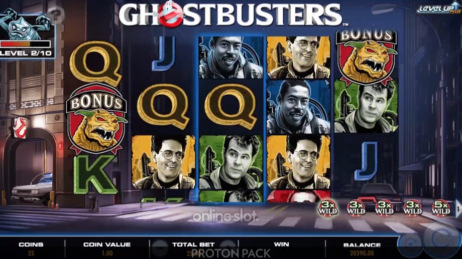 ghostbusters plus slot base game
