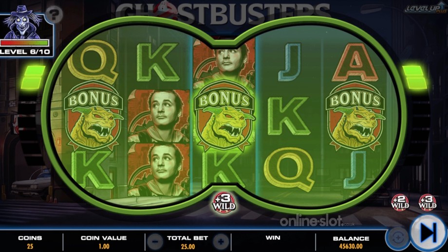 ghostbusters plus slot equipment feature