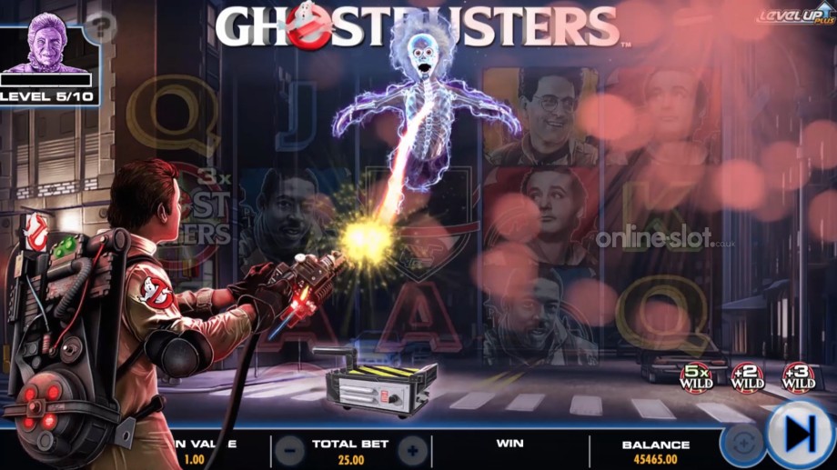 ghostbusters plus slot ghost battle feature