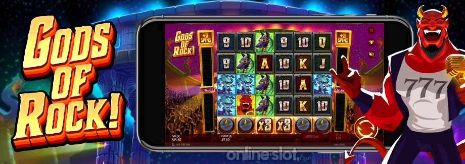 gods of rock mobile slot
