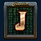 gods of rock slot j symbol