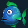 golden fish tank 2 gigablox slot blue green fish symbol