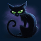 halloween fortune slot black cat symbol