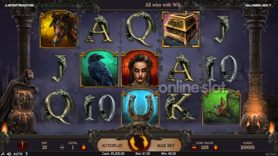 halloween jack slot base game