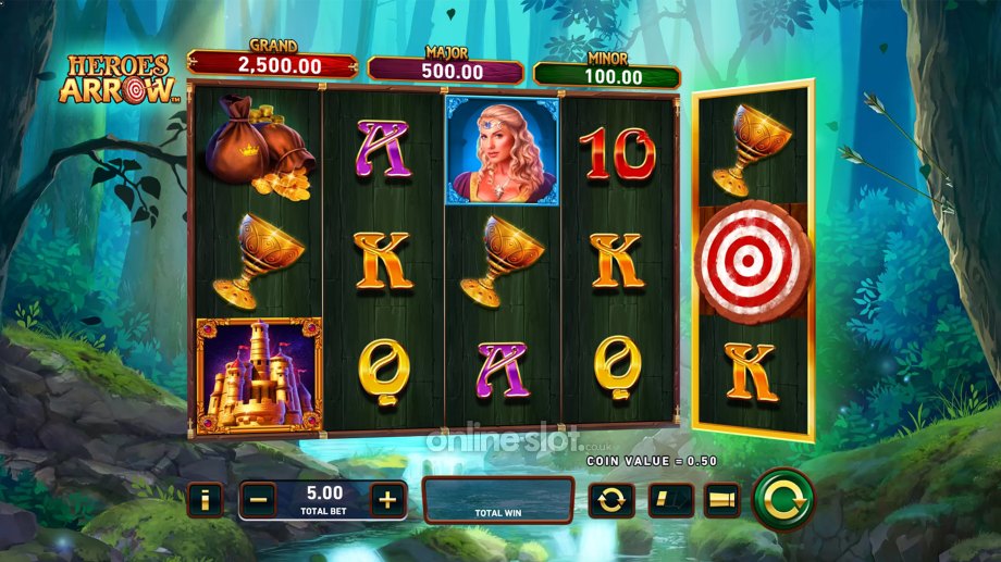heroes arrow slot base game