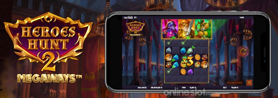 heroes hunt 2 megaways mobile slot