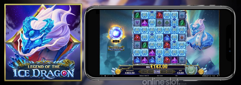 legend of the ice dragon mobile slot