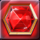 leovegas cluster gems slot red gemstone symbol