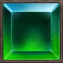 mega mine slot green square gem symbol