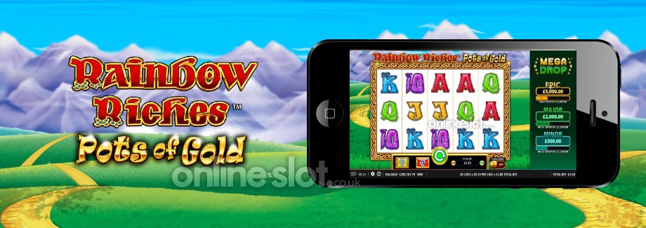 rainbow riches pots of gold mobile slot