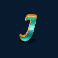 treasure wild slot j symbol