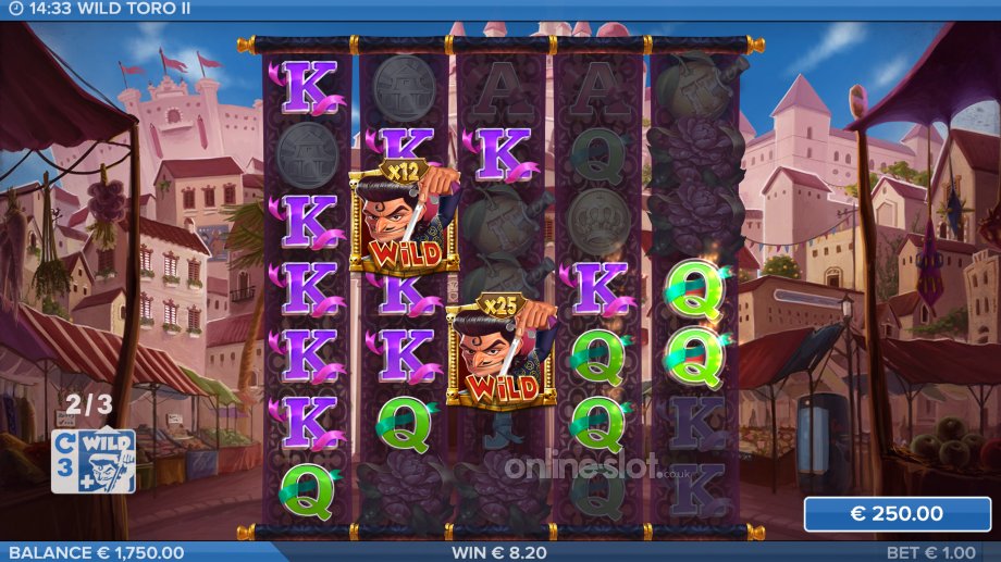 wild toro 2 slot matador respins feature
