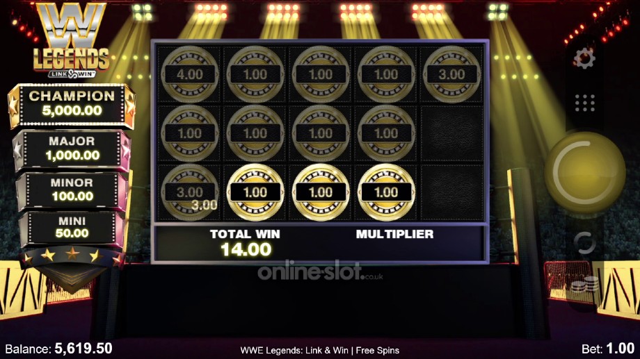 wwe legends link and win slot link and win feature