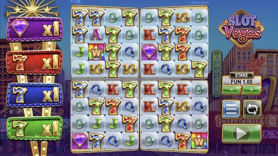 Slot Vegas Megaquads slot base game