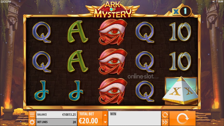 ark of mystery slot base game